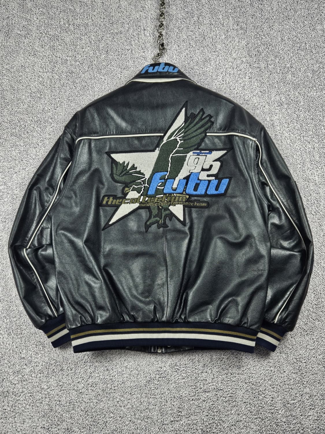 FUBU 후부 이글 올드스쿨 패치 가죽 자켓 ( 95 ) / 10185 상품이미지1