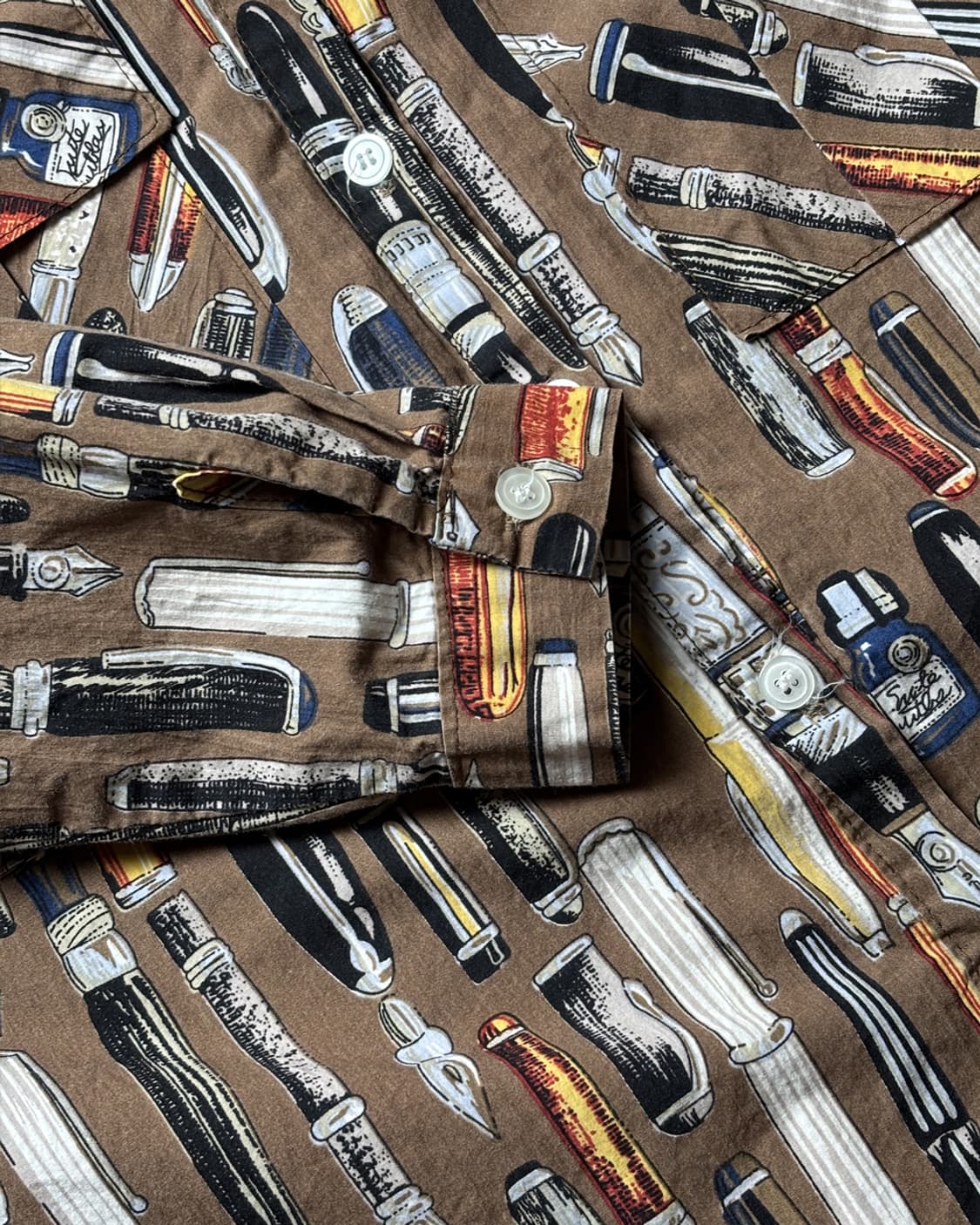 일본빈티지 그래픽 패턴 셔츠 상품이미지4