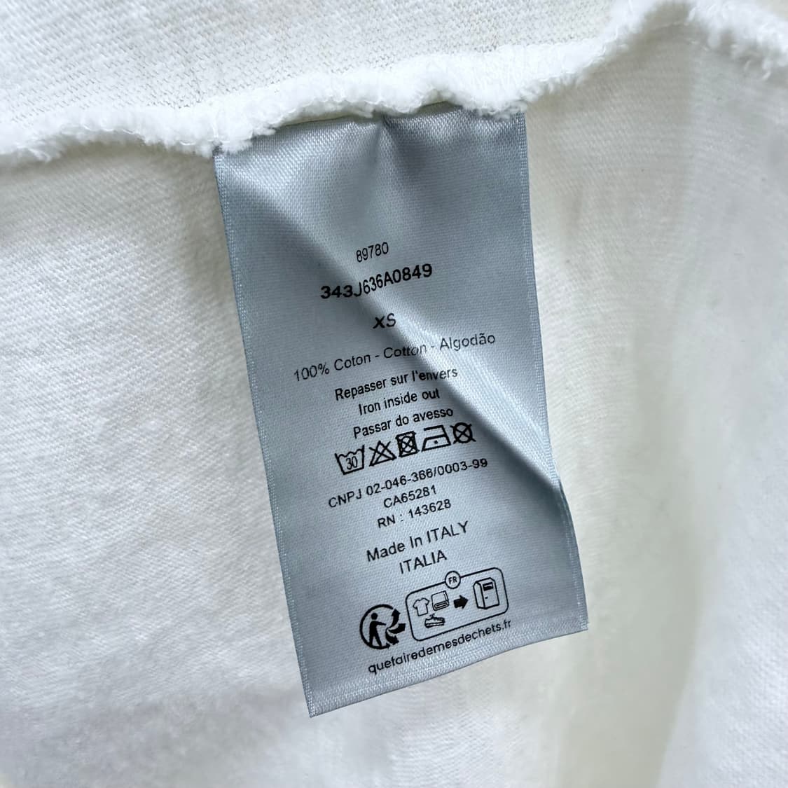 [S+급/XS] 디올 꾸뛰르 빈티지 반팔 티셔츠 블랙 상품이미지7