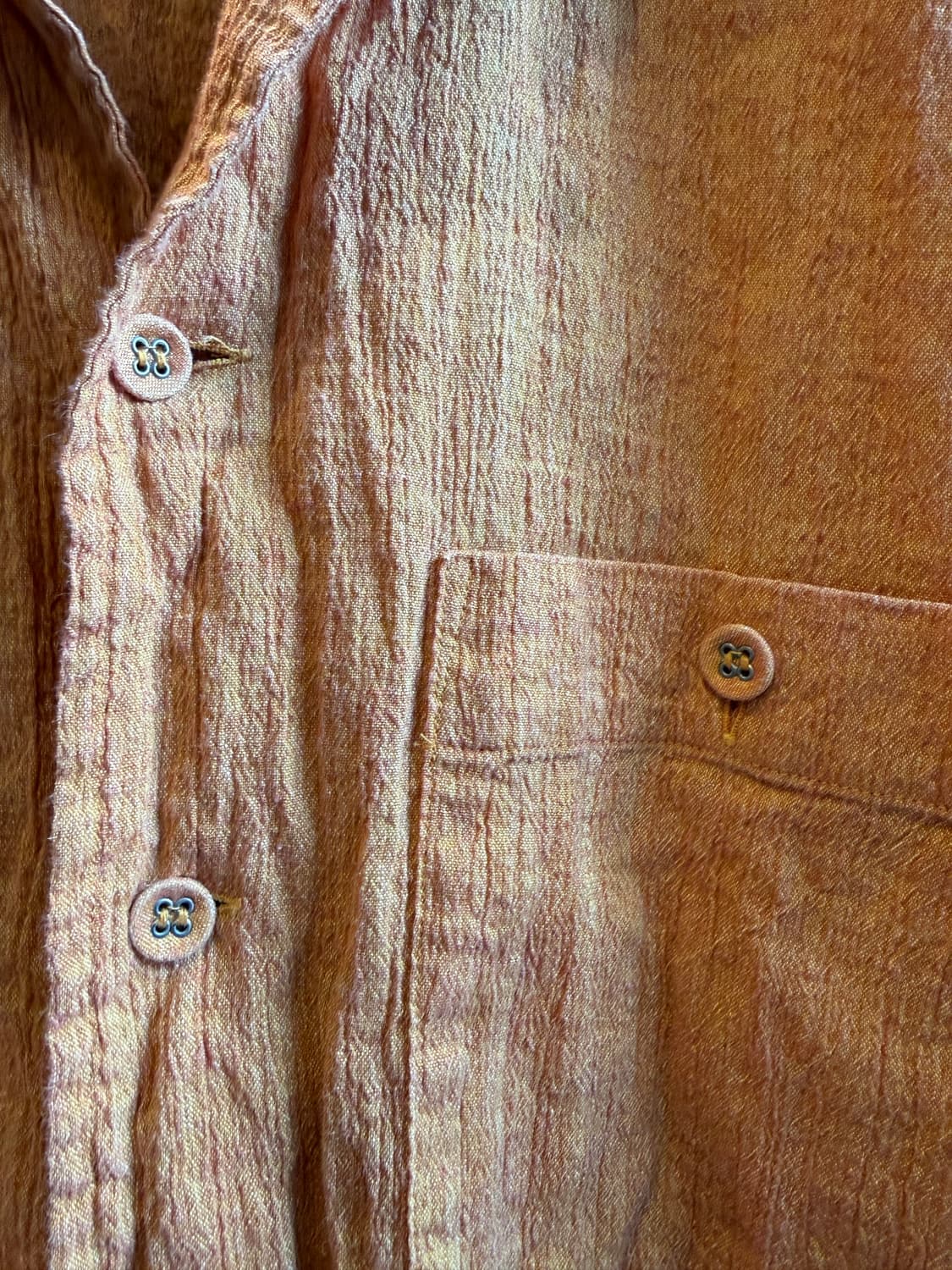 이세이미야케 크레이프 린넨셔츠 1(M) 상품이미지5