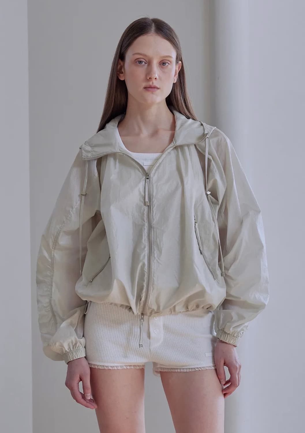 애프터아워즈 바람막이 LIGHT SHIRRING WINDBREAKER 상품이미지1