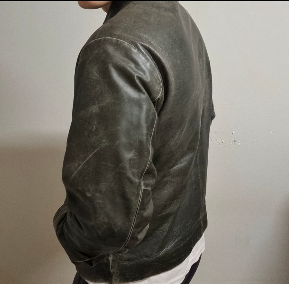 올드갭 레더자켓 브라운 M 상품이미지3