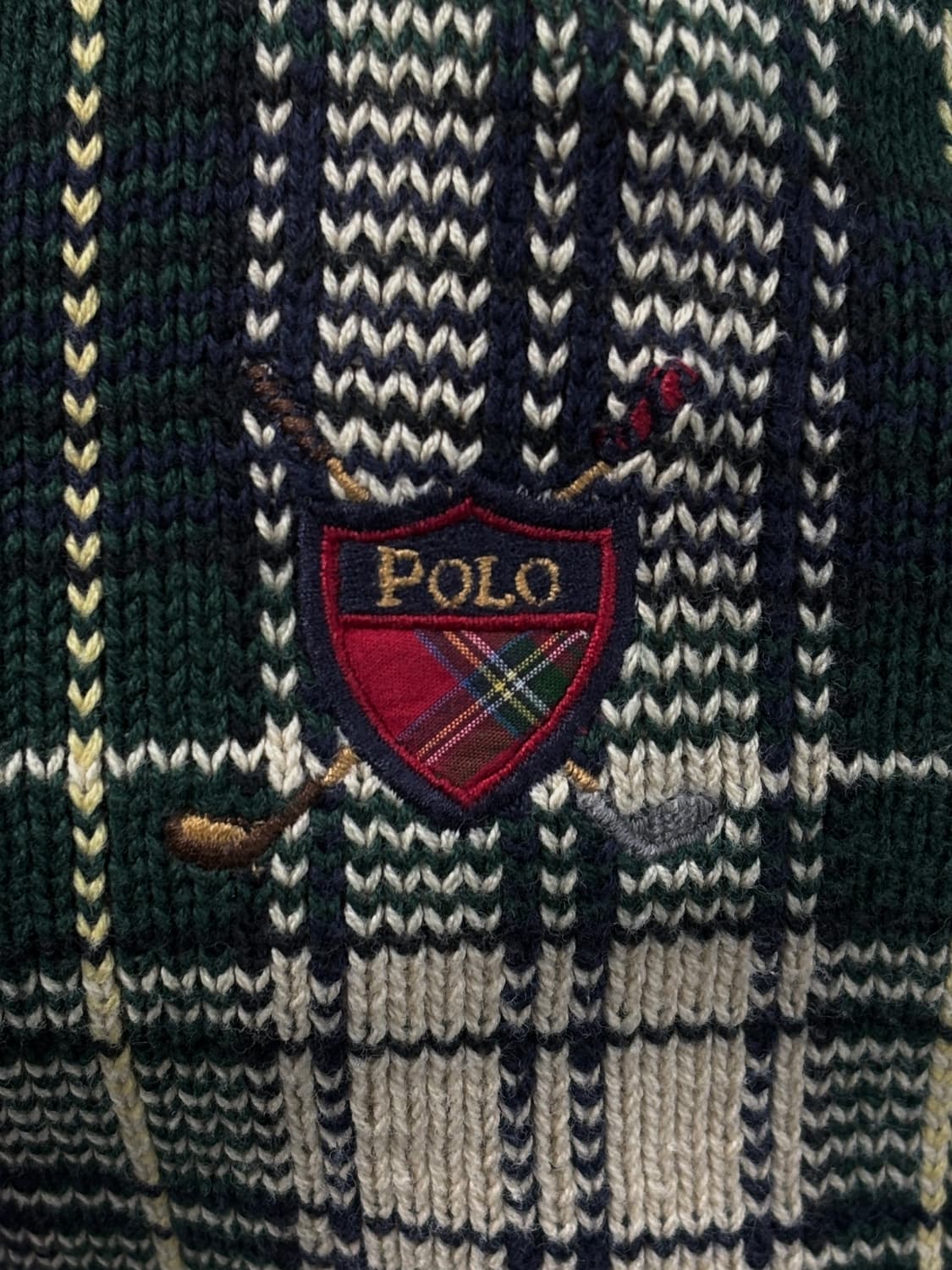 폴로 랄프로렌 체크 코튼 니트 상품이미지4