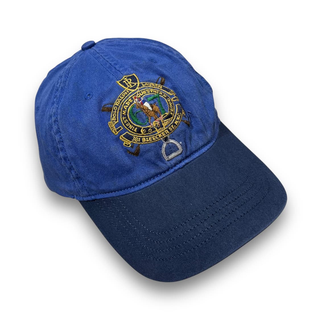 폴로 랄프로렌 67 포니 로고 자수 블루 볼캡 상품이미지3