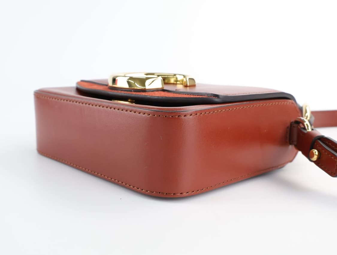 끌로에 C 스몰 레더 백 토트백 숄더백 크로스백 브라운 상품이미지6