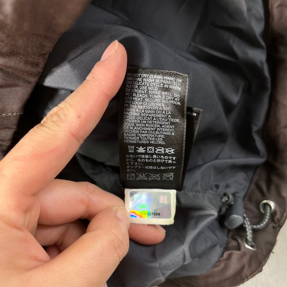 100 노스페이스 브라운 하이벤트 바람막이자켓 상품이미지9