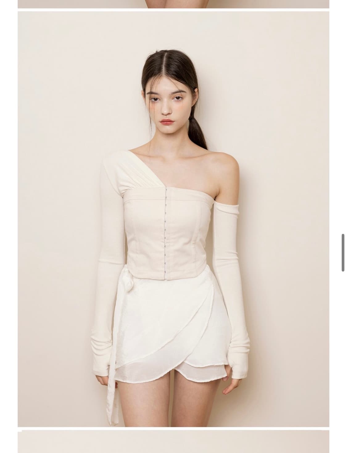 낫유어로즈 쉬폰 랩스커트 상품이미지1