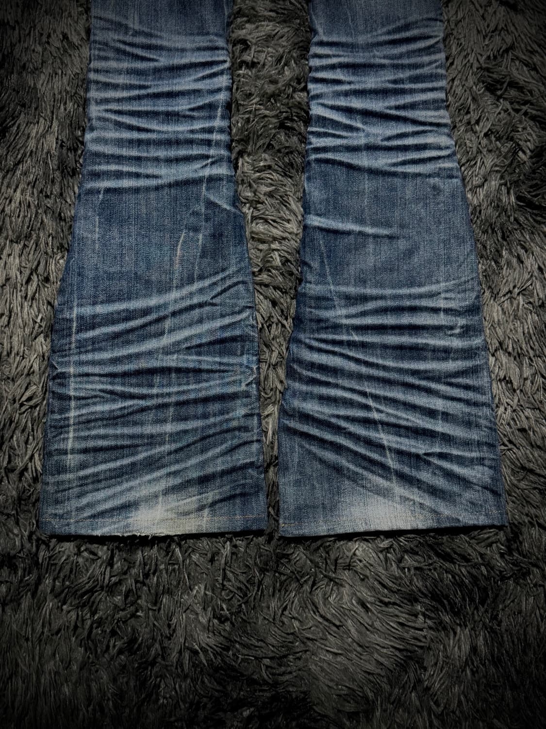 LOLITA JEANS 네온 파이핑 헤비 워싱 부츠컷 데님팬츠 상품이미지7