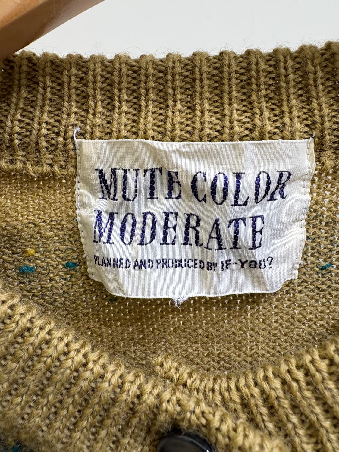 MUTE COLOR MODERATE (Made in Japan) 가디건 상품이미지7