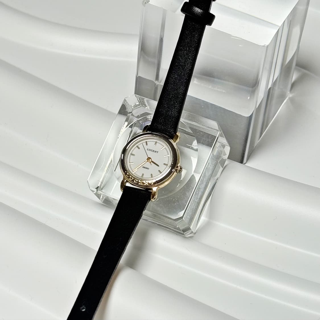 80's90's 빈티지 세이코 루센트 데일리 라운드 워치 상품이미지4