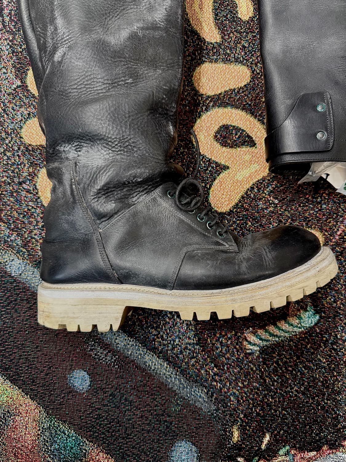 릭오웬스 무디 오버 레이스 부츠 (코끼리부츠) 상품이미지4