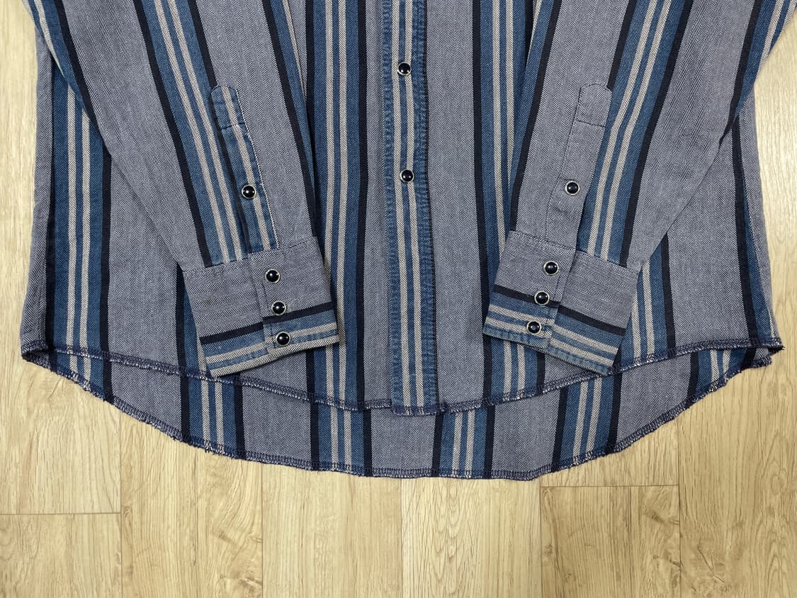 105) 80's 랭글러 HBT 헤링본 웨스턴셔츠 상품이미지9