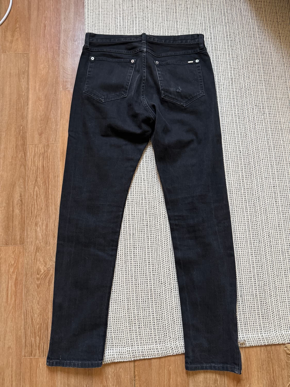 더 레터스 the letters 사이드 블랙 데님 팬츠 상품이미지6