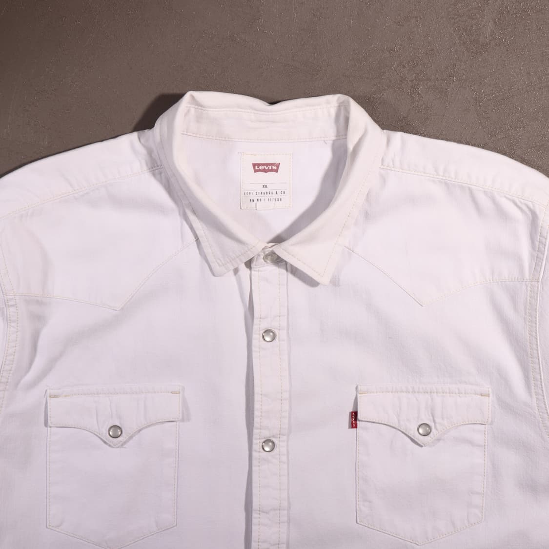 리바이스 화이트 웨스턴 데님셔츠 상품이미지2