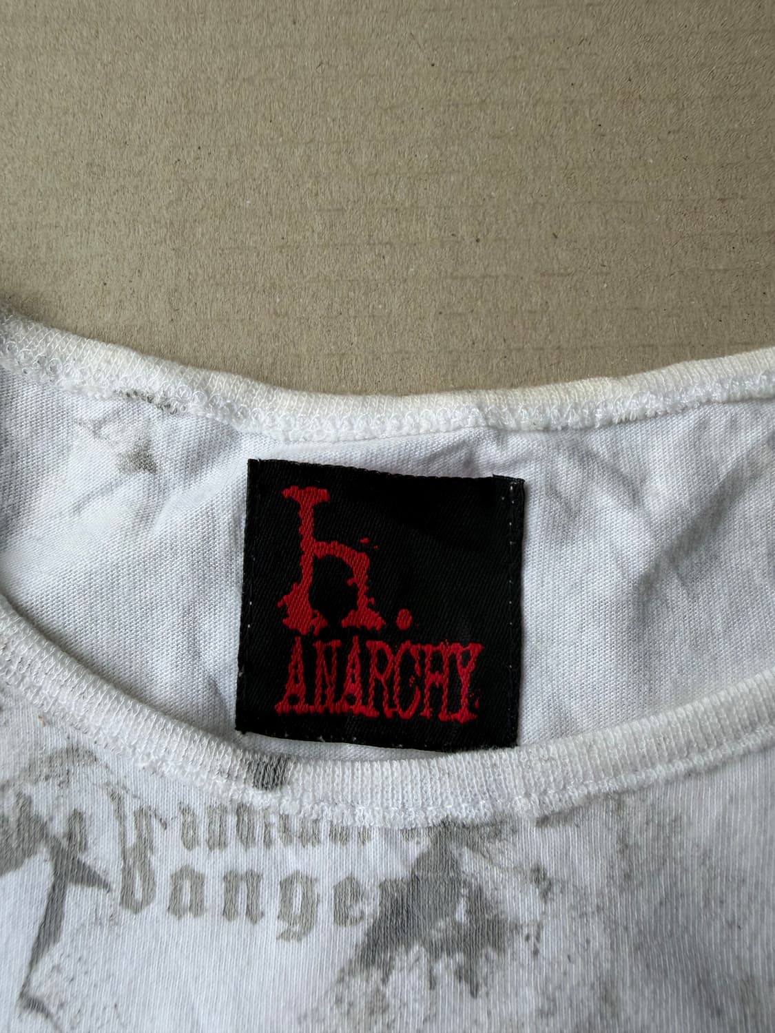 H.Naoto h.anarchy 그래픽 민소매 티셔츠 상품이미지3