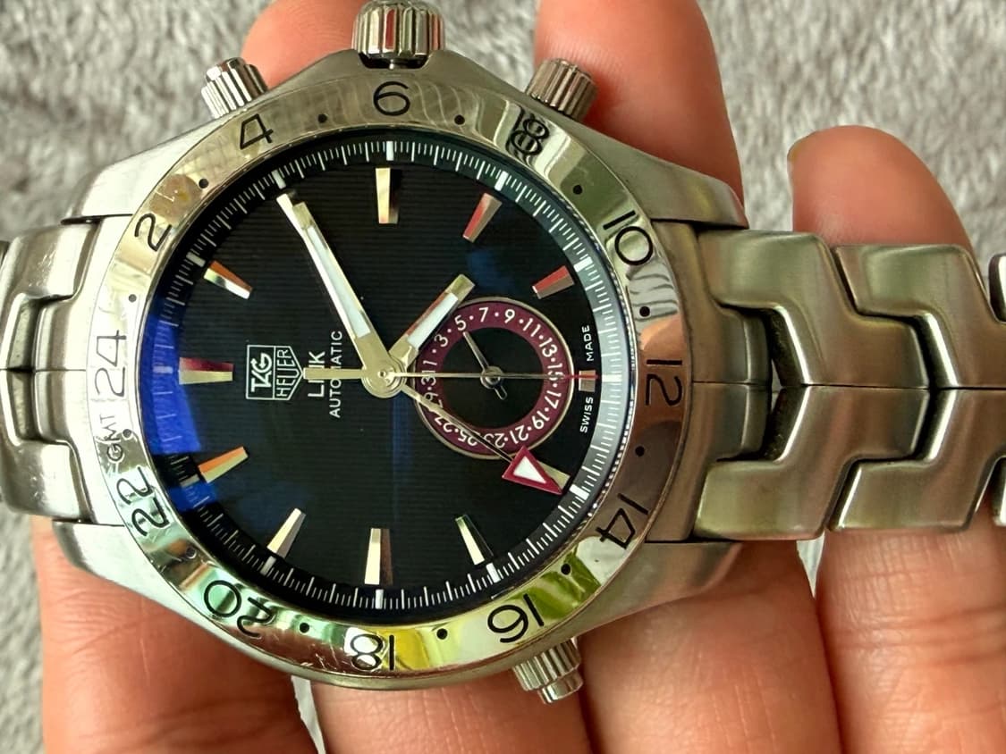 태그호이어 링크 GMT 오토매틱 시계 상품이미지6