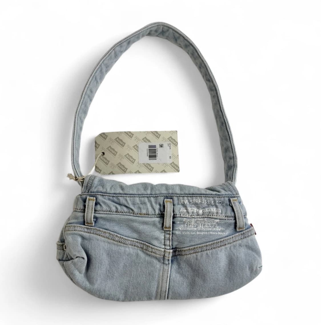 ERL 이알엘 X 리바이스 데님 숄더 백 라이트 블루 상품이미지2