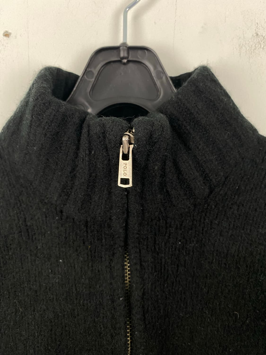 폴로 랄프로렌 램스울 니트 집업 M 상품이미지3