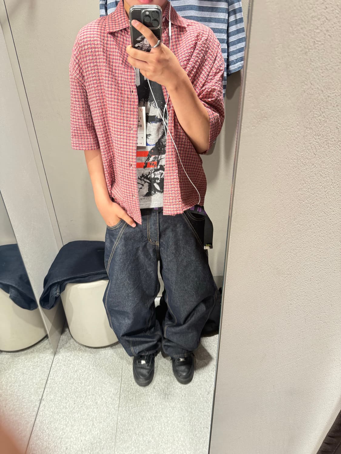 체크 셔츠 상품이미지4