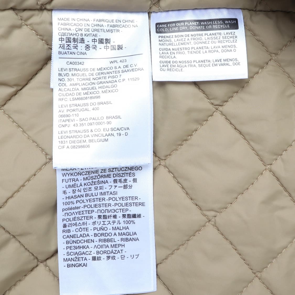 리바이스 시어링 베이 스트릿 데님 봄버 자켓 상품이미지9