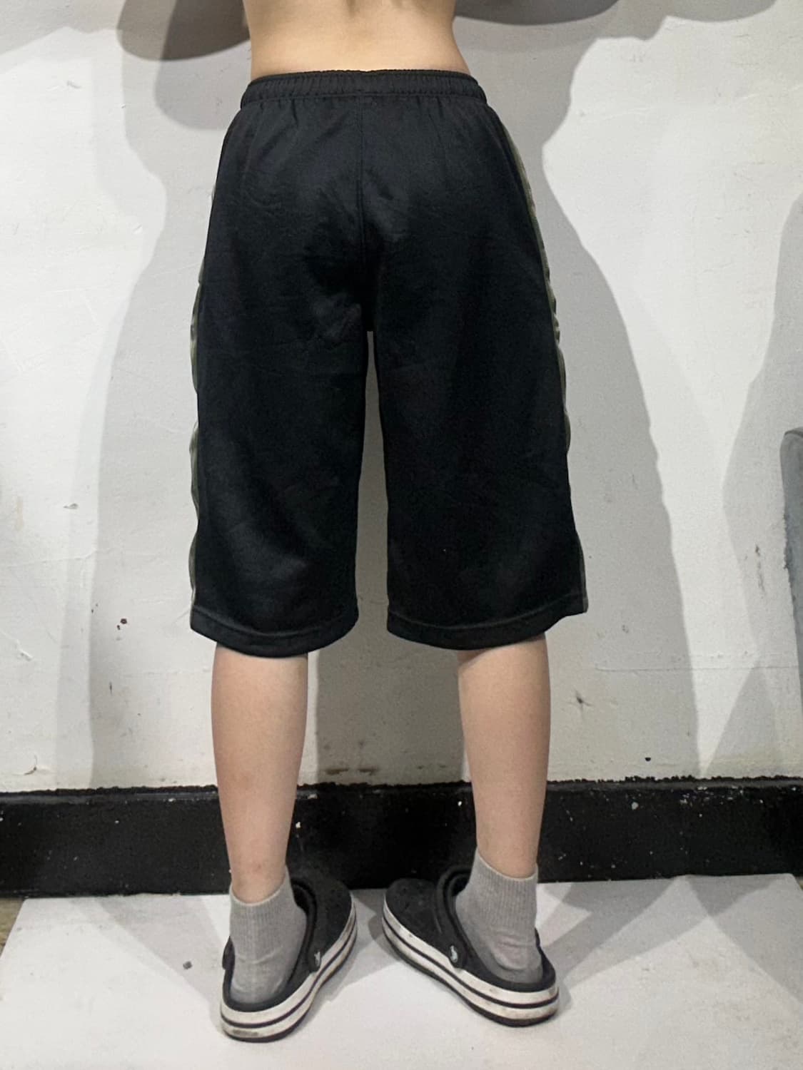 00s 나이키 블랙 버뮤다 팬츠 사이드 라인 반바지 M 상품이미지3
