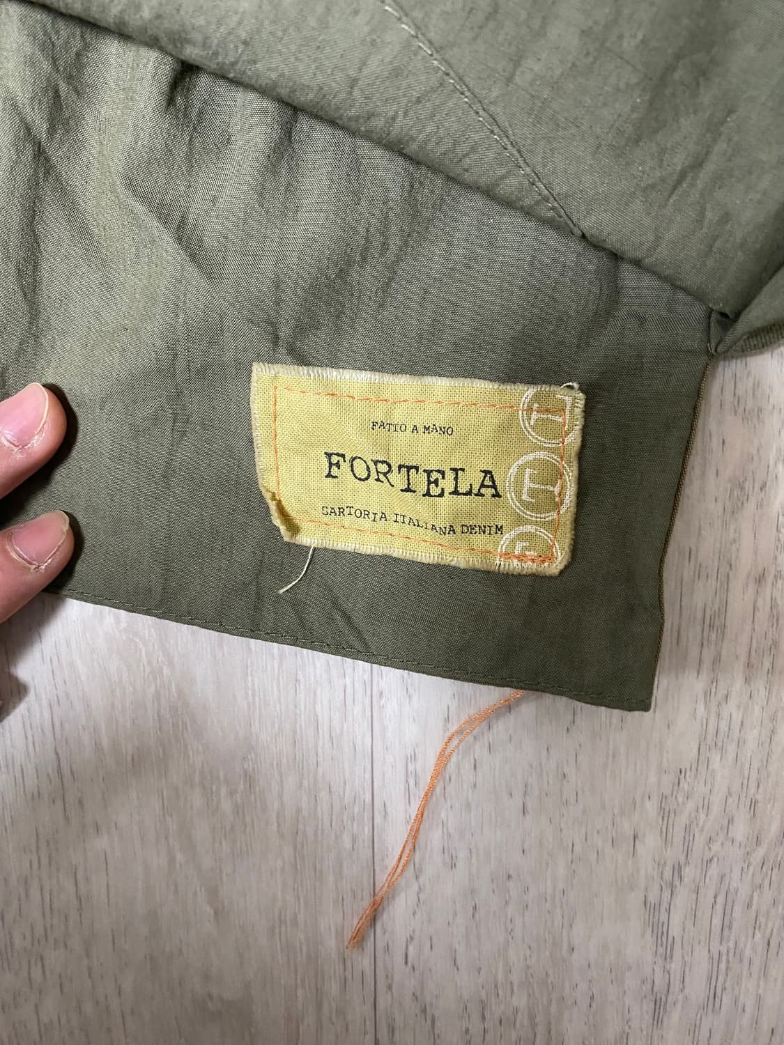 포르텔라 Fortela 빈티지 밀리터리 패브릭 베스트 상품이미지3