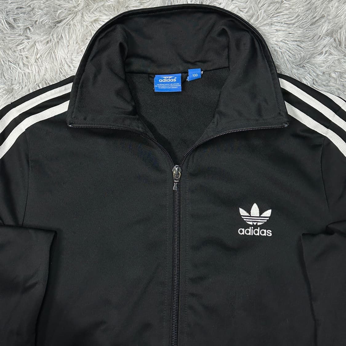 아디다스 파이어버드 여성 빅로고 트랙탑 L 상품이미지3