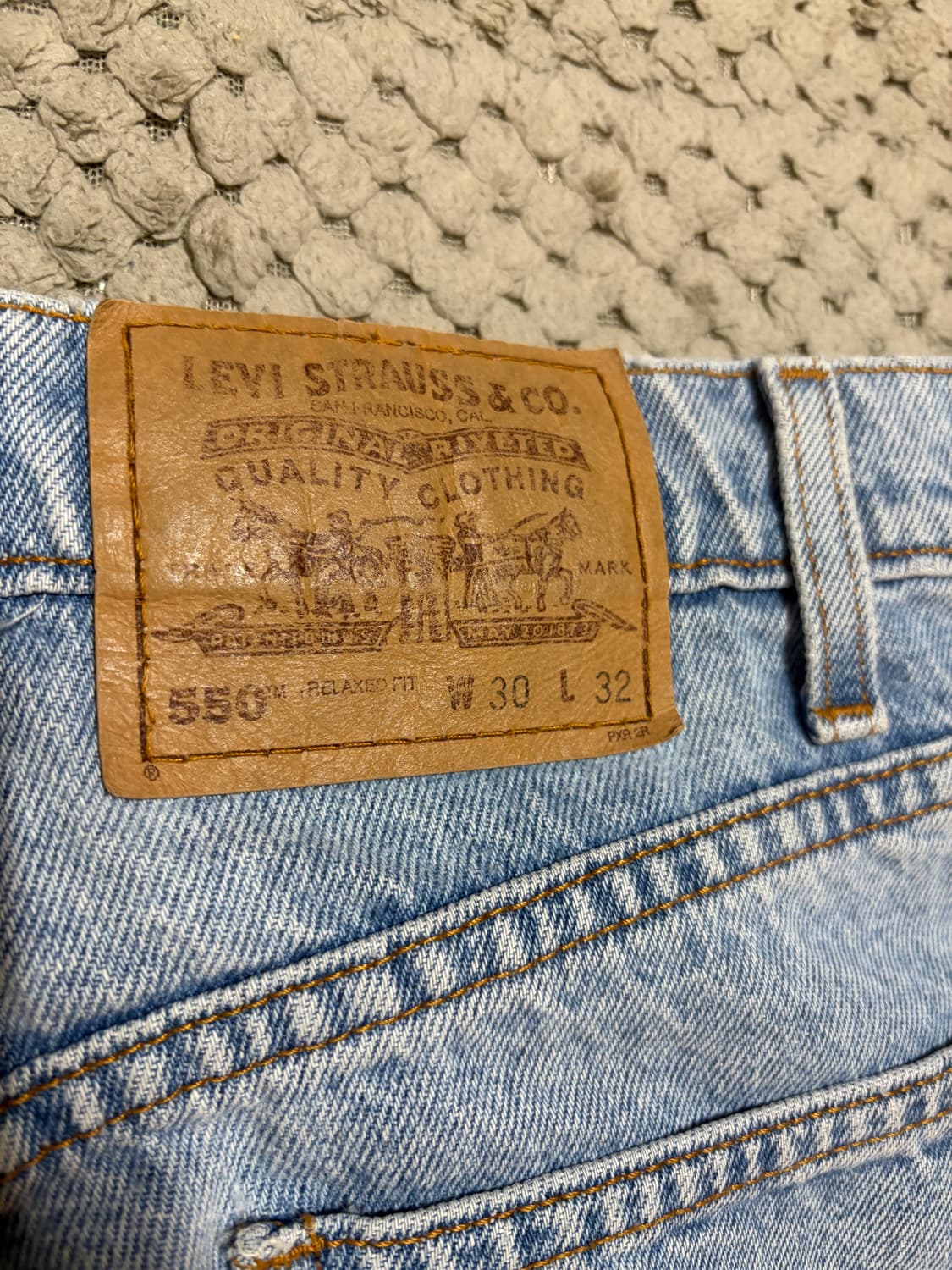 리바이스 550 /30,32 (연청) 오렌지탭 상품이미지3