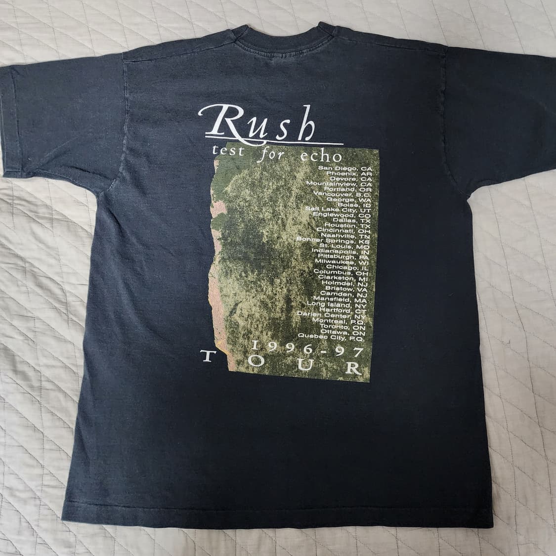 [XL] 90s 러쉬 RUSH  빈티지 밴드티 ver 모어 크랙 상품이미지5