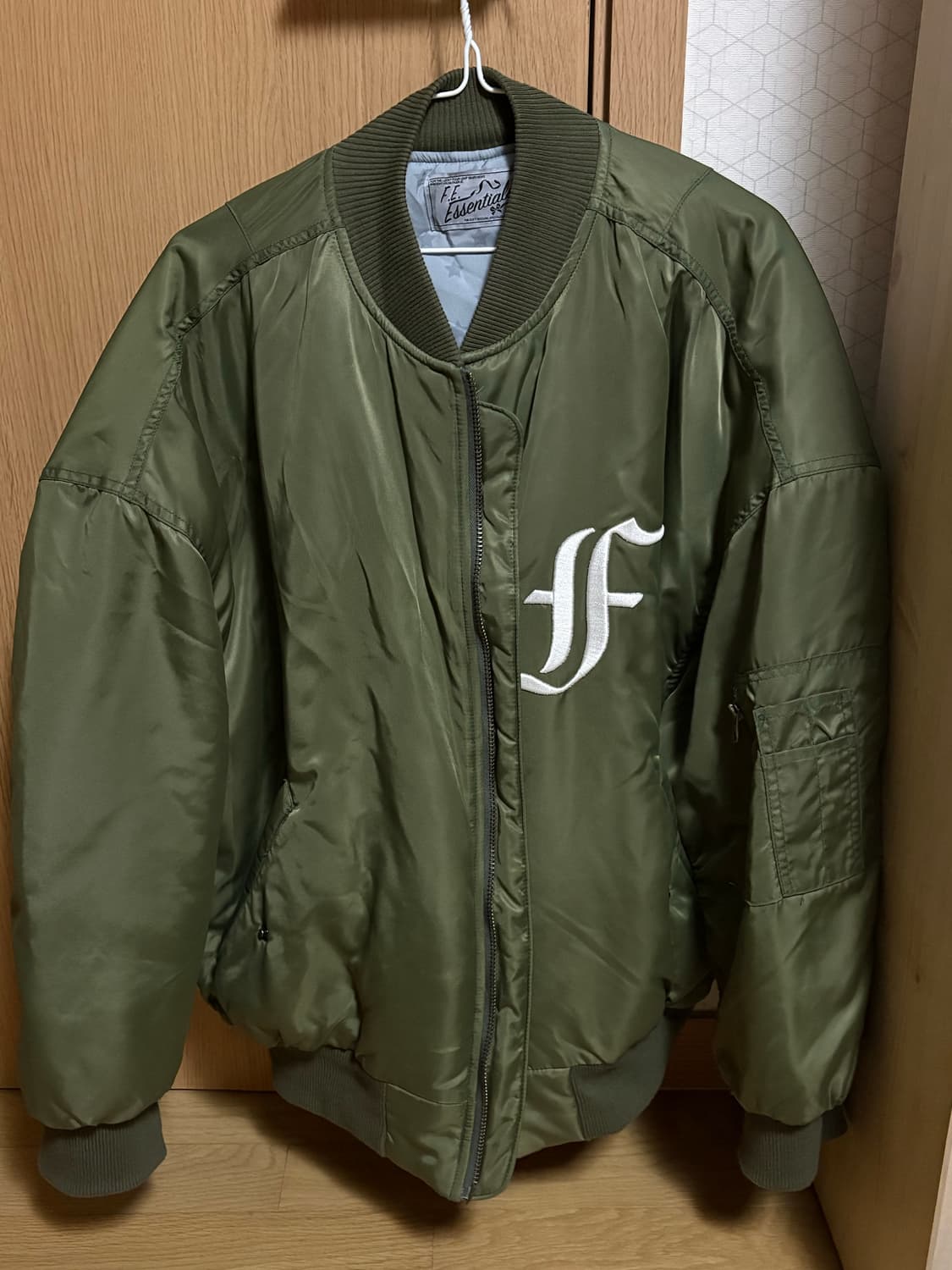 샵페어리 봄버자켓 카키 상품이미지2