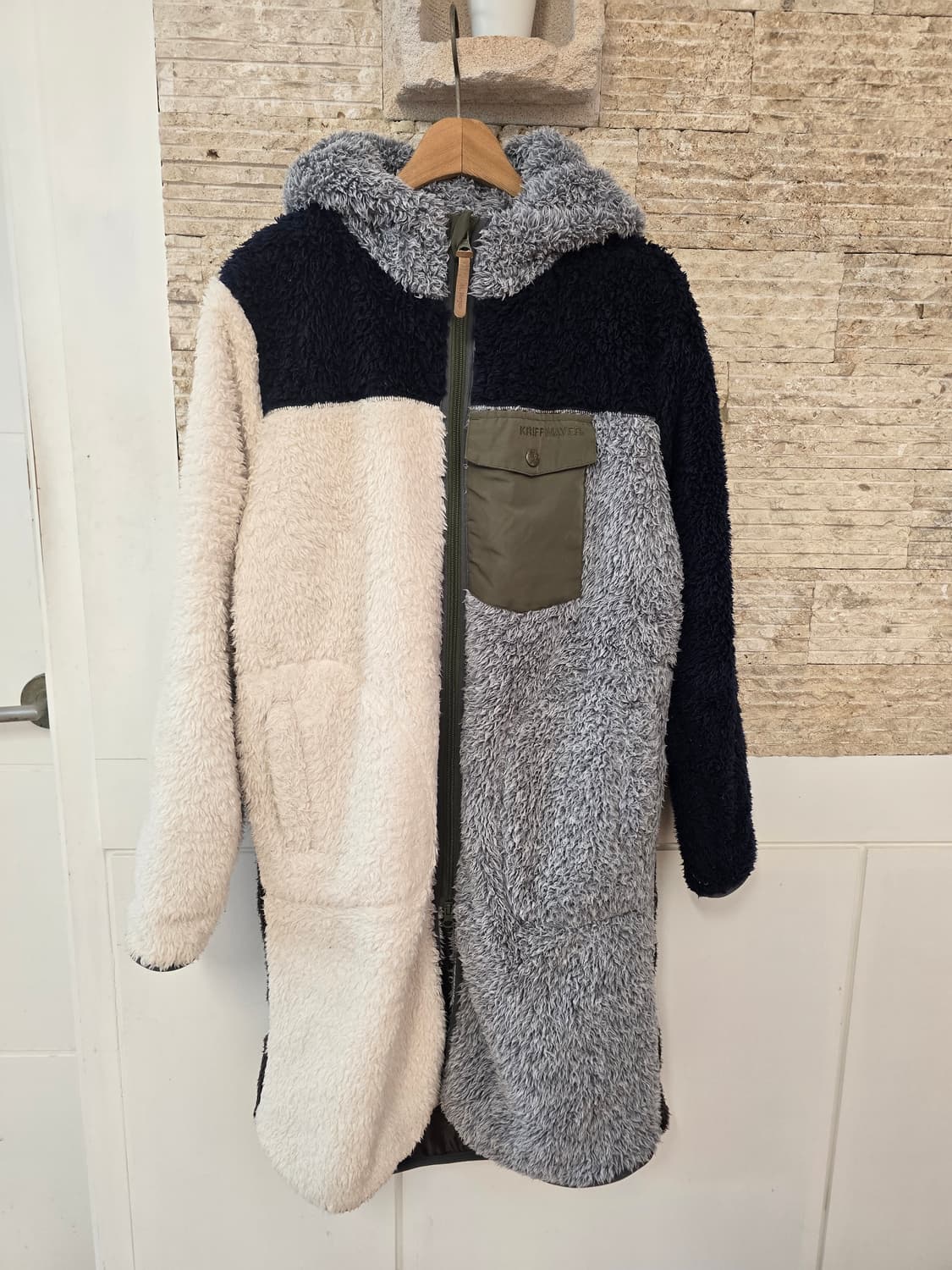 KRIFF MAYER 뽀글이 롱 코트 M 상품이미지1