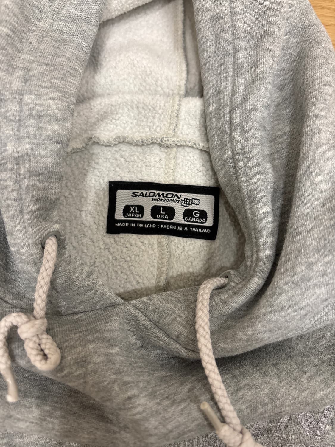 살로몬 후드티 L 상품이미지2