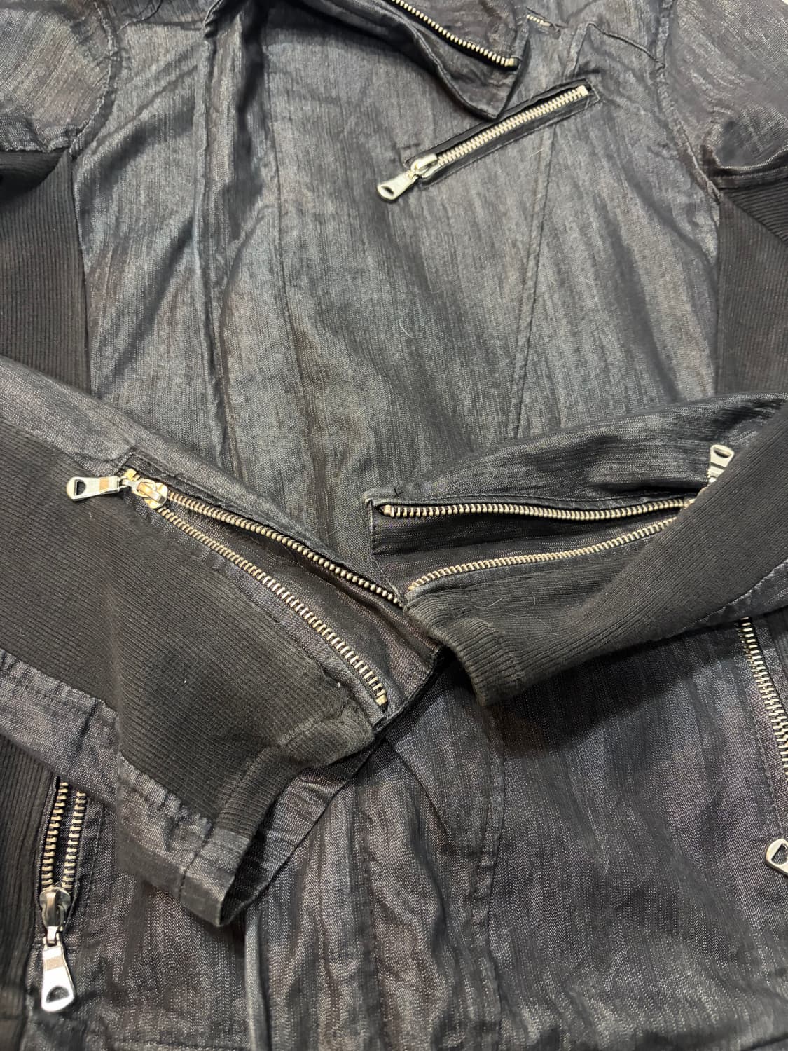 Rockchic high neck zipper detail jacket 상품이미지10