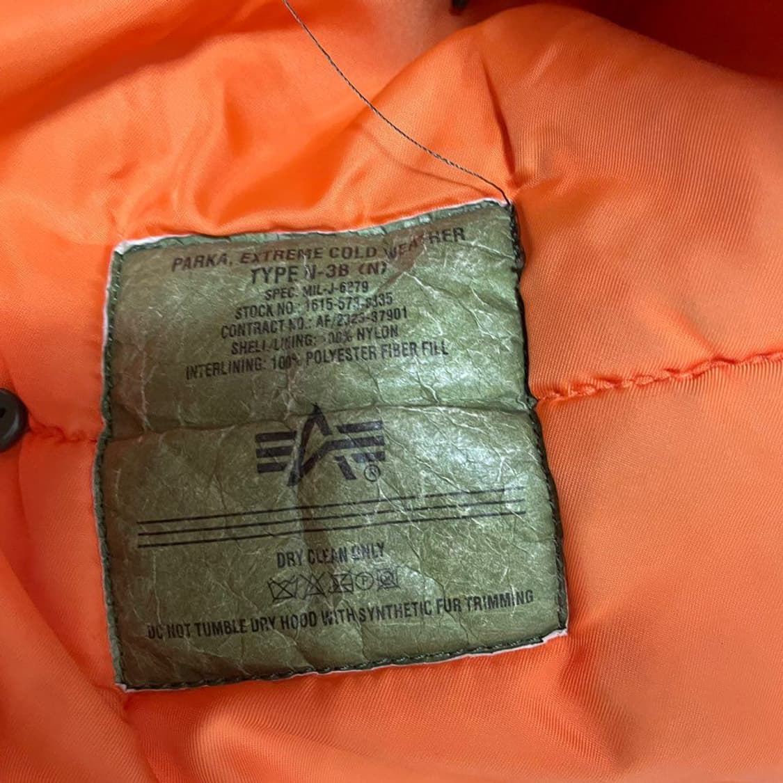 알파인더스트리 N-3B 야상 자켓 5221 상품이미지4