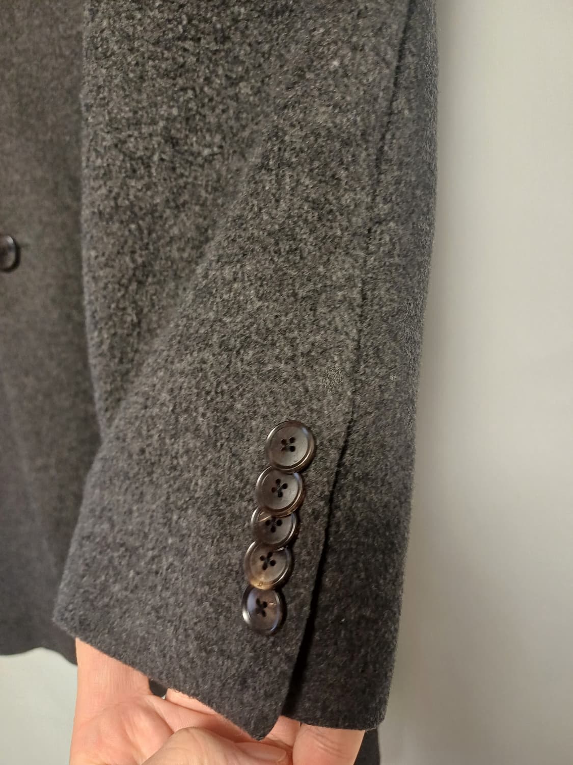 TIME 한섬 남성 울캐시미어 코트 95 상품이미지4