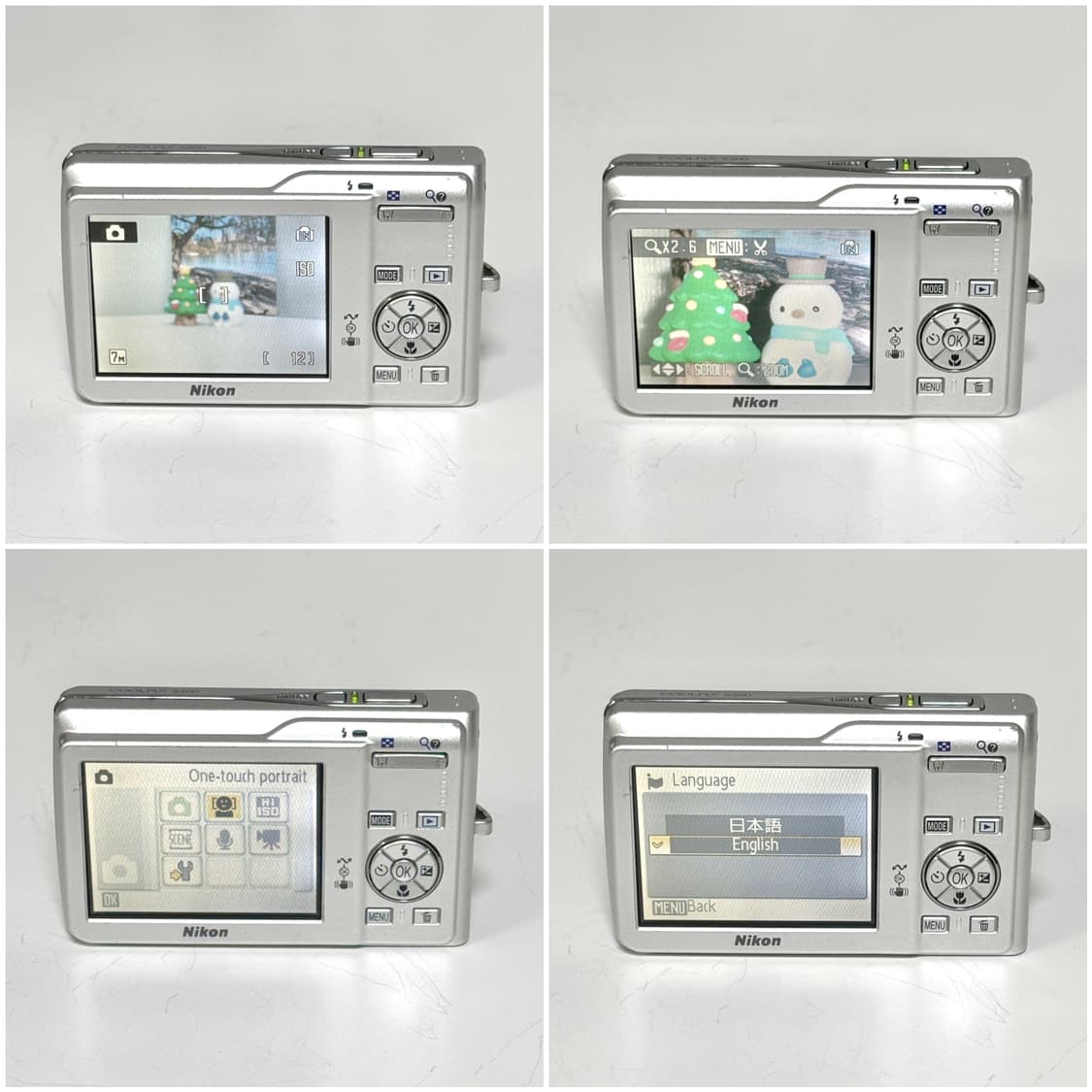 니콘 쿨픽스 S200 실버 빈티지디카 상품이미지6