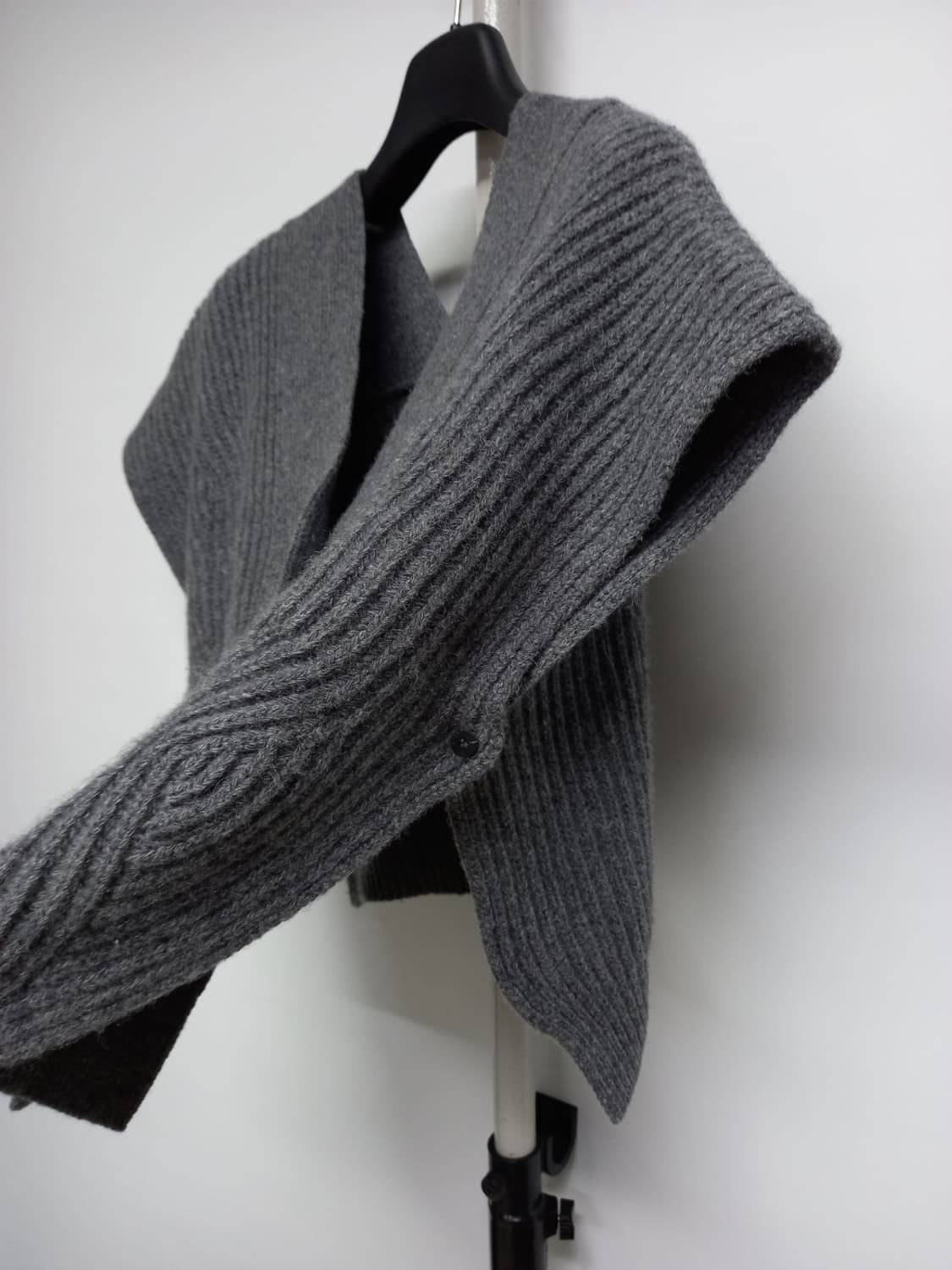 새 모에 MOE 춘추동 캐시미어블랜 숏 베스트 F 44-77 상품이미지4