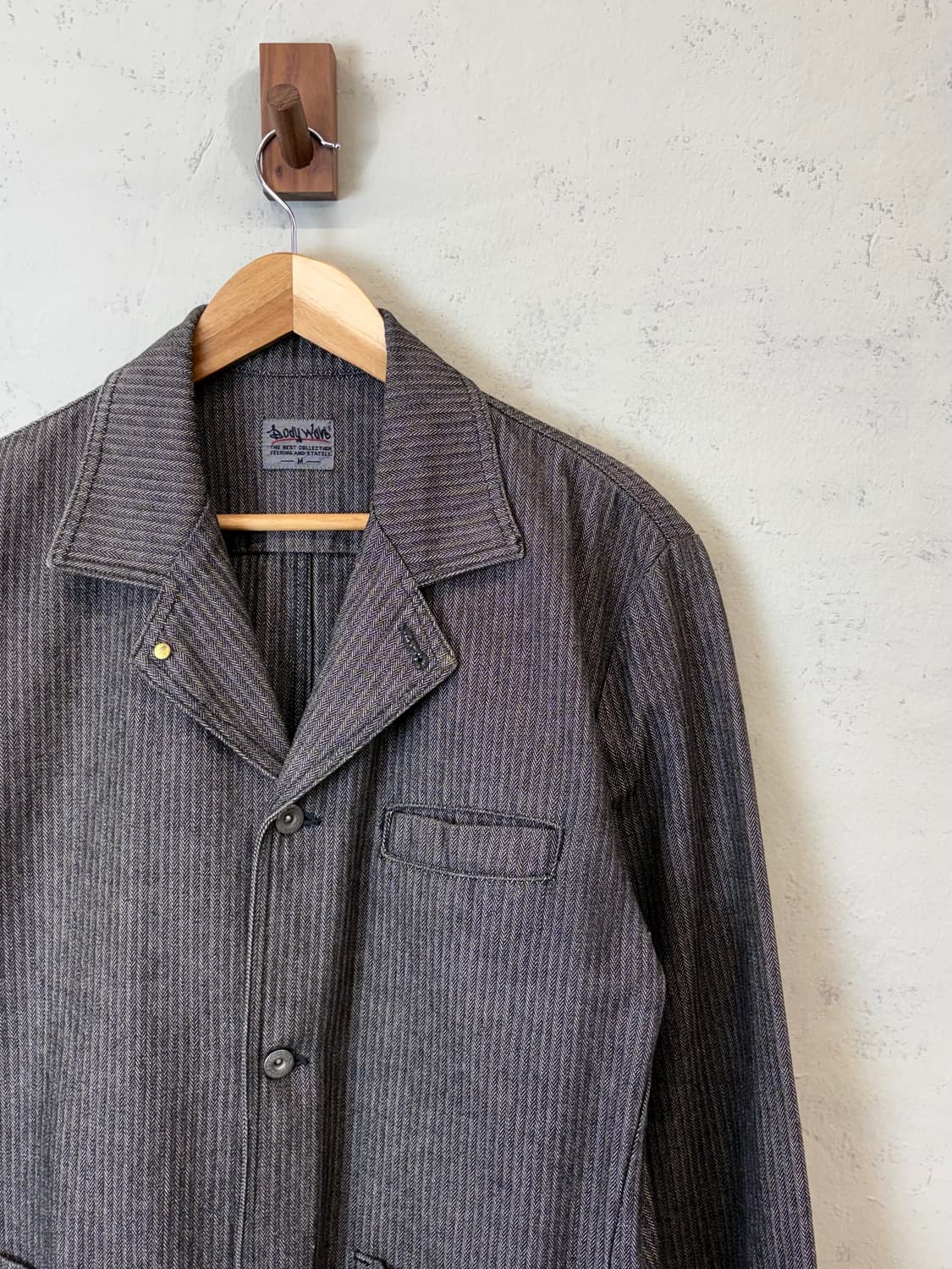 JPN 빈티지 헤링본 데님 초어 워크자켓 상품이미지2