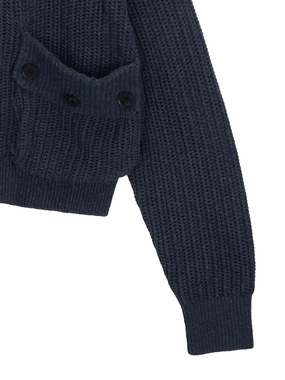 마뗑킴 니트 집업 VOLUME POCKET KNIT ZIP UP 상품이미지4