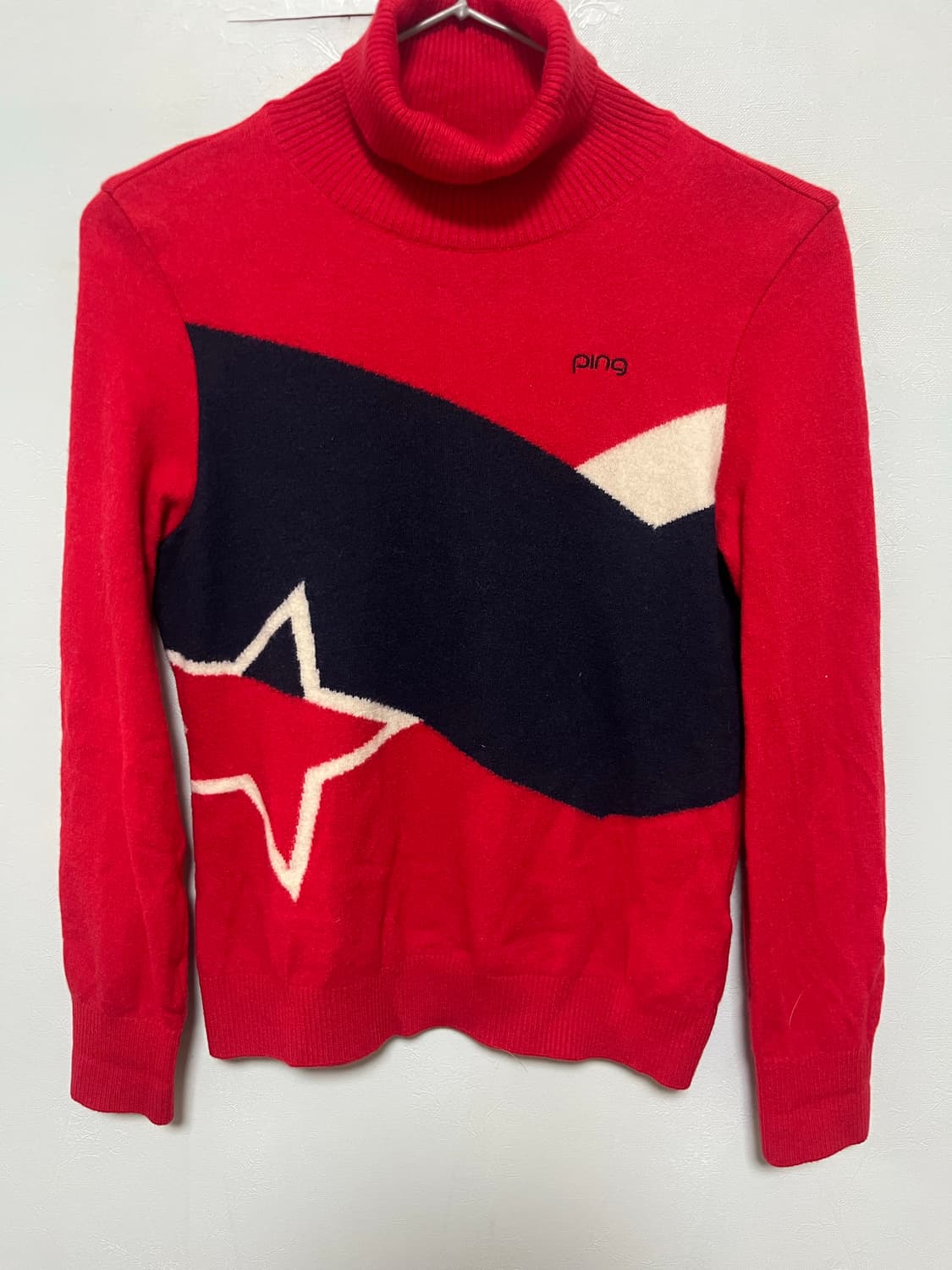 핑 골프  여성 터틀넥 니트 상품이미지1