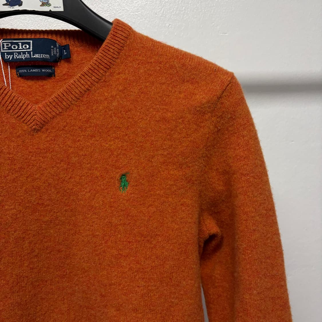 폴로 랄프로렌 램스울 브이넥 니트 2 상품이미지4