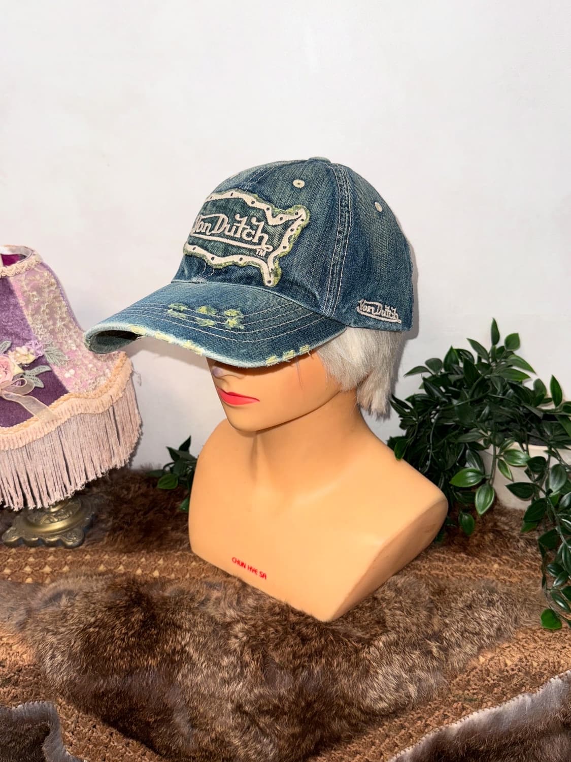 Von Dutch washing denim logo ball cap 상품이미지1