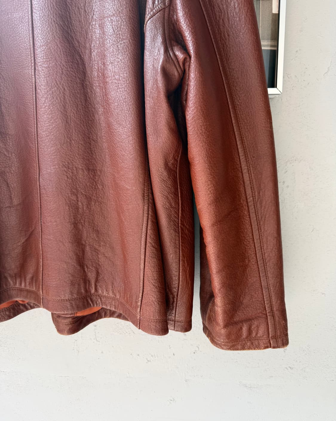 ILLUSION brown lambskin jacket 상품이미지9