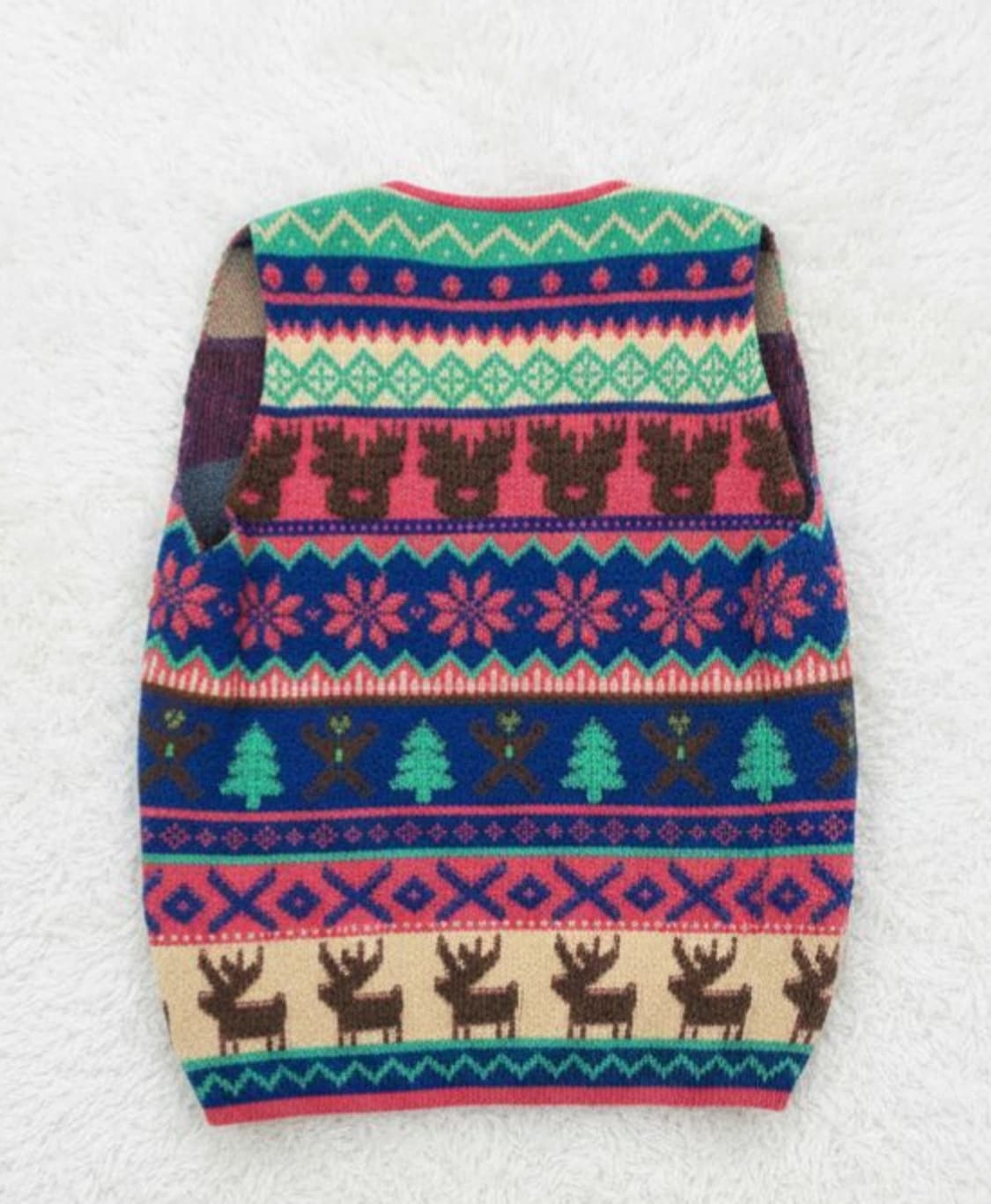 루돌프 노르딕 니트 베스트 / 겨울 빈티지 감성 상품이미지2