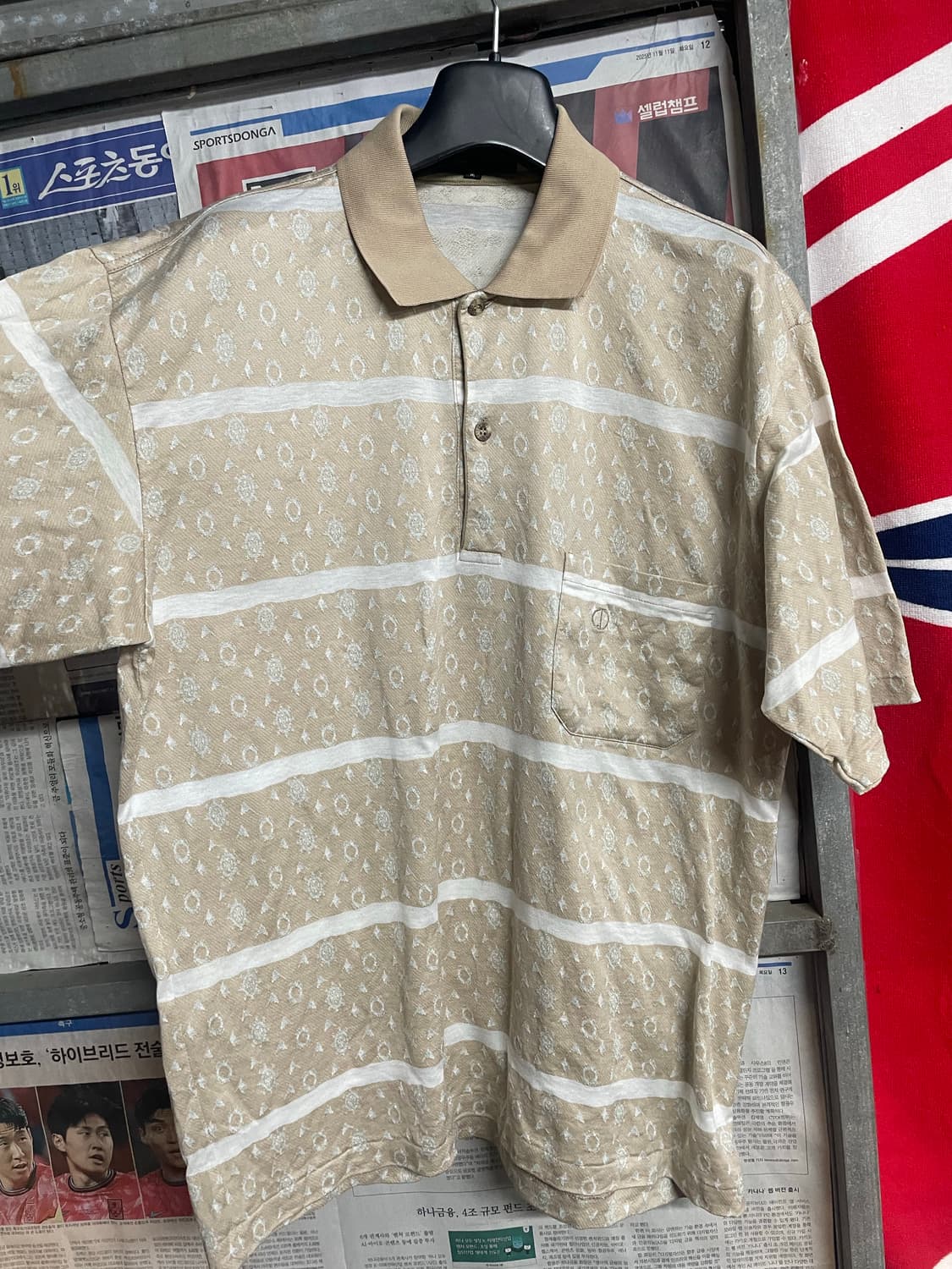 던힐 문양 반팔 카라티 상품이미지1