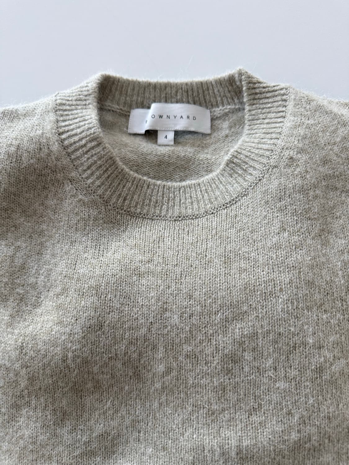 브라운야드 모헤어 니트 2종 상품이미지1