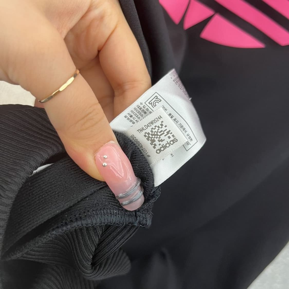 아디다스 Y2K 대장급 스트릿펑크 키치 핑크 져지 집업 85 C12428 상품이미지7