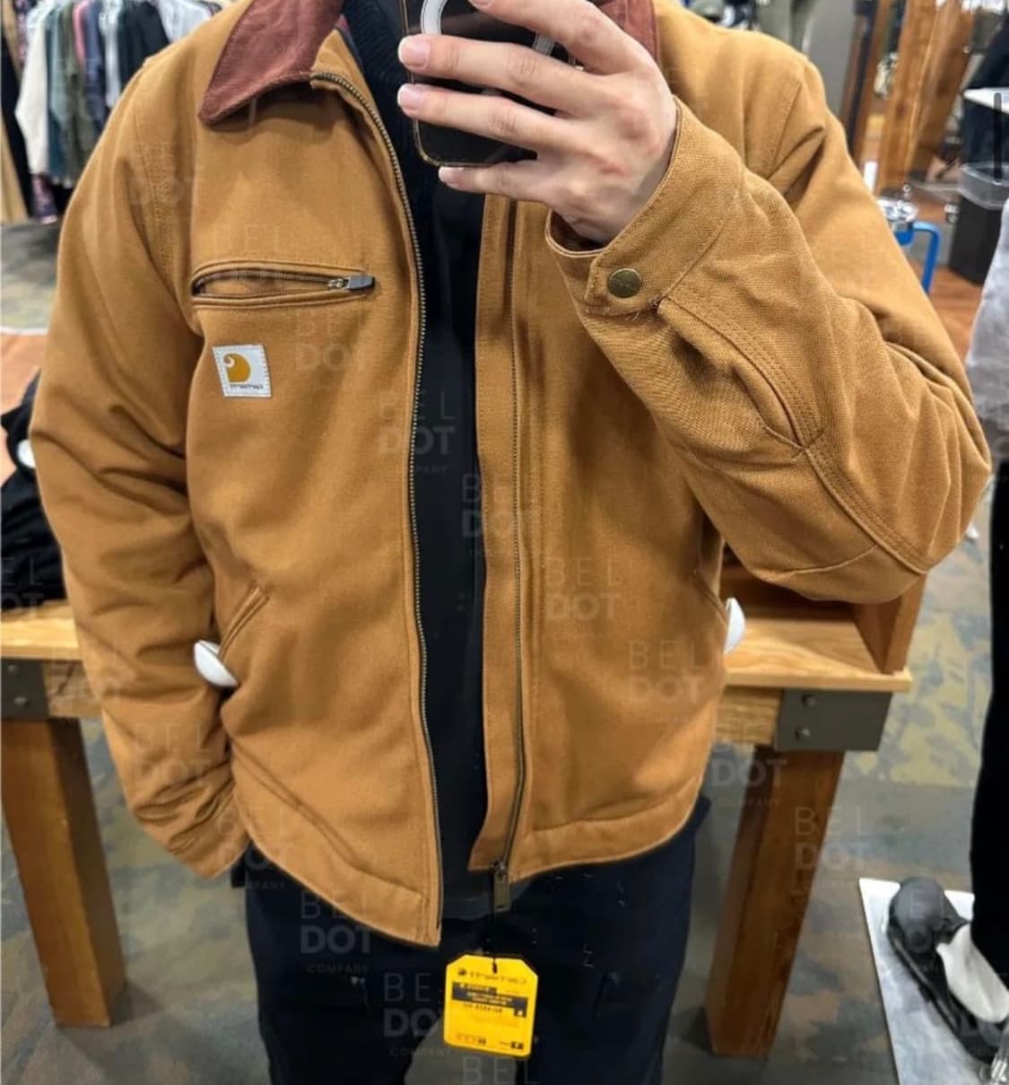 정품 칼하트US og 디트로이트 자켓 된장맛(L)OJ3828 상품이미지3