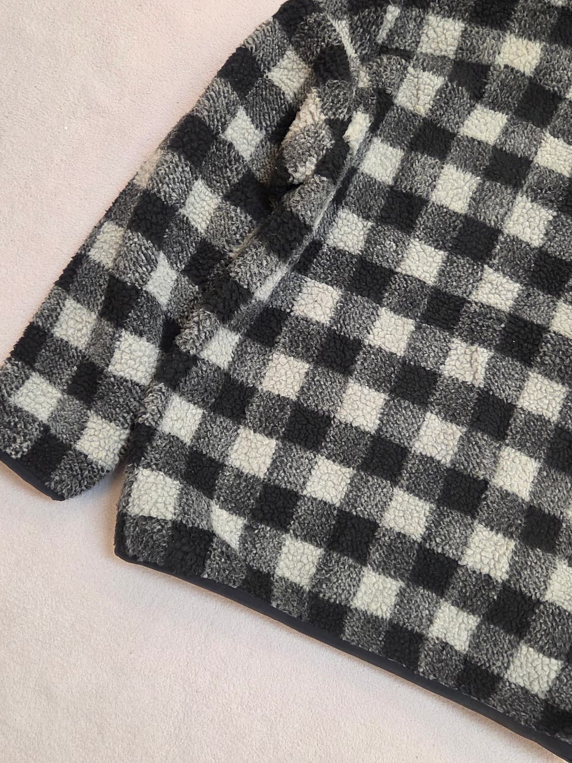 (100) 네파 체크 후드 후리스자켓 남
 상품이미지6