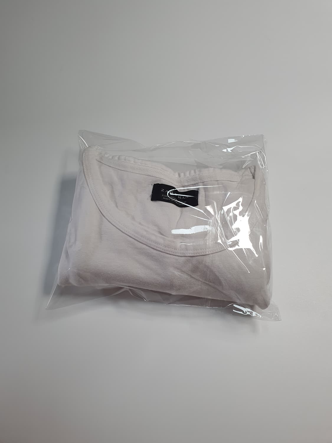 자라 맨 화이트 반팔 티셔츠 xL  1100242 상품이미지6